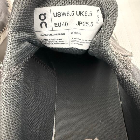 On Running Gray Athletic Shoes - Picture 7 of 10